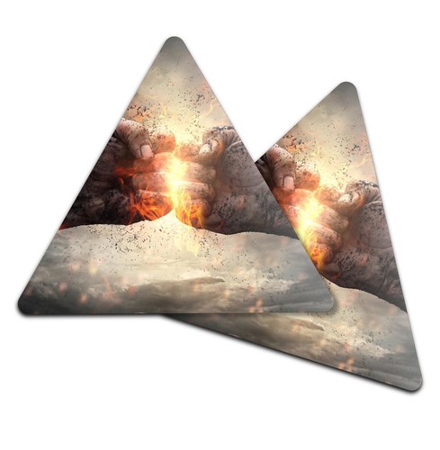 Triangle coaster fire - triangle,