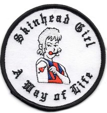 SKINHEAD GIRL Oi Punk PATCH