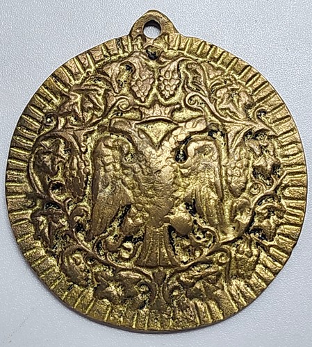 Large cast brass double headed - cast, double-headed