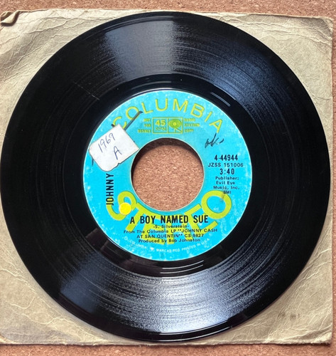 Johnny cash boy named sue - a,