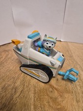 Paw Patrol Everest Snowmobile Snow Mobile Vehicle & Dog Figure Combined