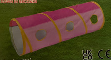 CHILDS PINK TUNNEL IN ZIP BAG