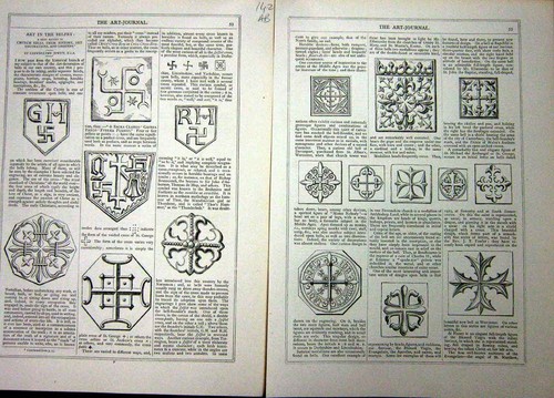 Original old antique - antique, print
