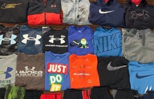 20pc Boys Nike & Under Armour Athletic Clothing bundle large 14/16