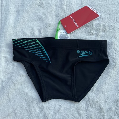 New speedo boys black logo - new,