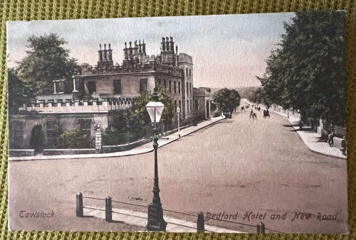 Antique postcard tavistock - antique,