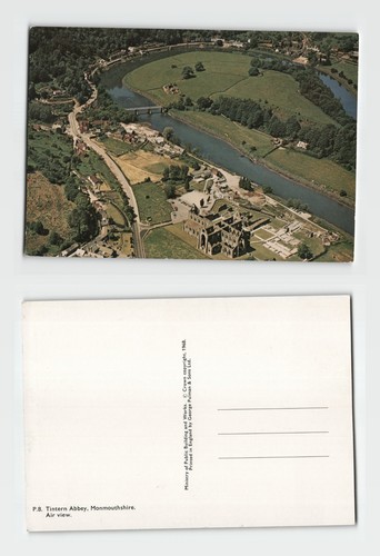 Postcard aerial view tintern - view,