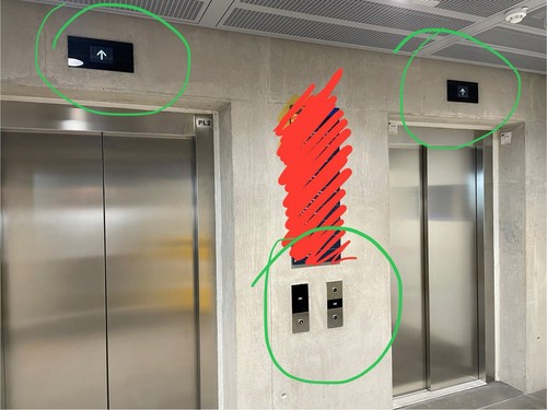 Kone lift hall indicator - lift,