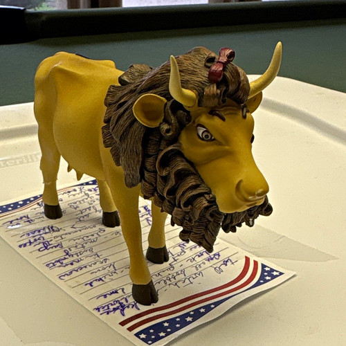 Cowparade cowardly lion cow - cowardly,