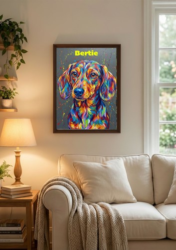 Personalised colourful wall - colourful,