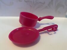 Barbie Pink Frying Pan And Saucepan Set Pans (S1)