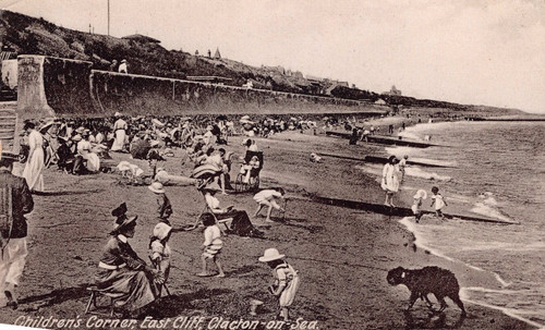 Postcard clacton sea - postcard,
