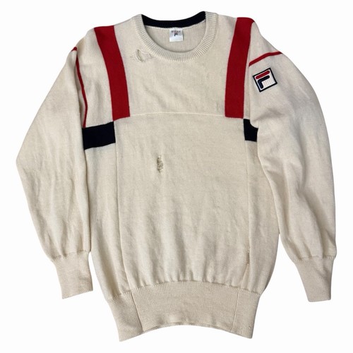 Vintage 80s fila sweater made - 80s,