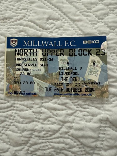 Millwall liverpool 26th - v,