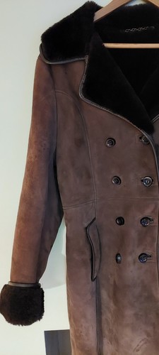 Vintage sheepskin brown - sheepskin, coat