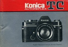 Konica Autoreflex TC Camera  Instruction Manual