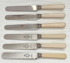 Vintage Set 6 x Faux Bone