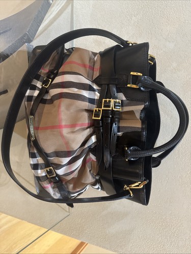 Burberry black leather - burberry,
