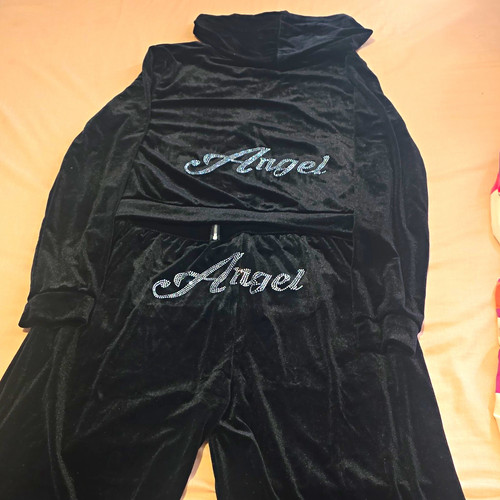 Women black velour - women’s,