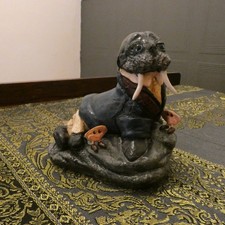 WALRUS ALICE IN WONDERLAND FIGURE – HAND PAINTED & SCULPTED