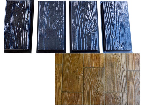 Concrete tile mold set - of, 4