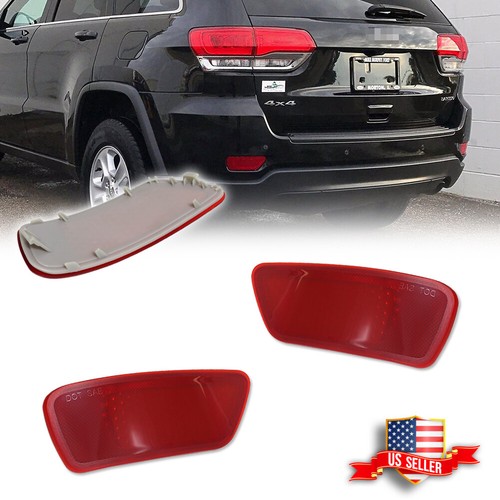 2pcs red lens rear - lens, bumper