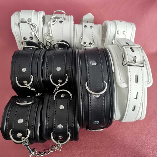 Leather handcuffs ankle - pu,