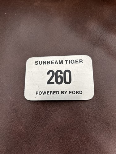 Sunbeam tiger 260 badge - tiger,