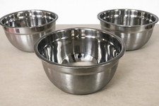 Set of 3 Stainless Steel