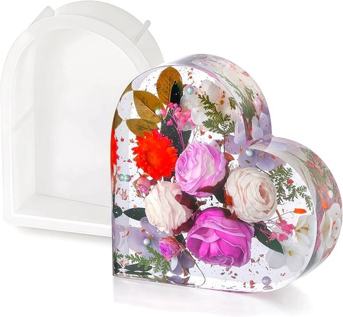 Heart epoxy resin - heart,