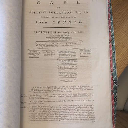 Lord spynie peerage case - spynie,