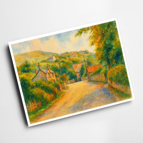Print village from - village,