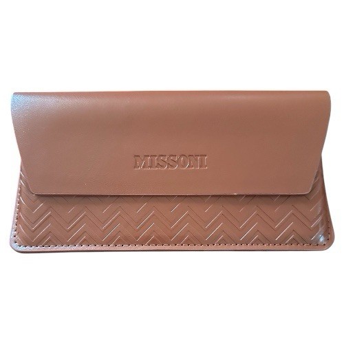 Missoni brown embossed leather - brown,