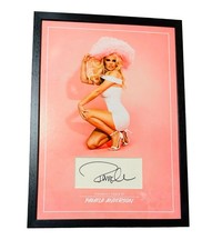 FRAMED PAMELA ANDERSON SIGNED