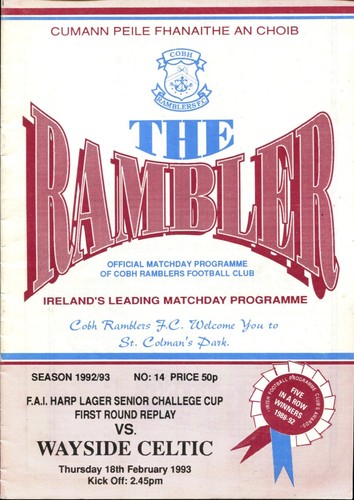 Cobh ramblers wayside celtic - cobh,