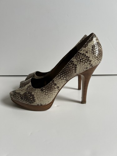 Nine west snakeskin print peep - west,