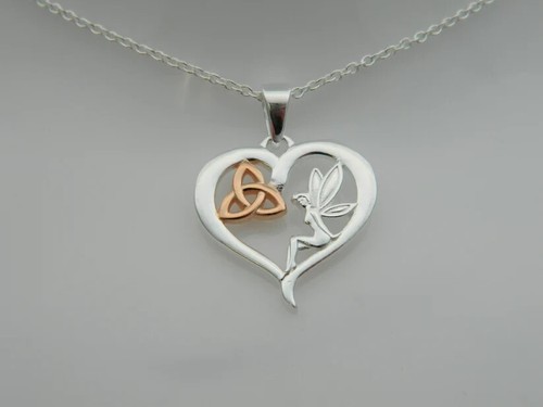 Sterling silver fairy - silver,