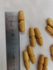 10 x Natural Wooden Toggle Buttons Dufflecoats or Craft 40 mm size ID3003 B50