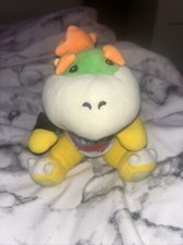 RARE SUPER MARIO 7 INCH BOWSER JR PLUSH TOY SANEI OFFICIAL SML LOGAN JUNIOR