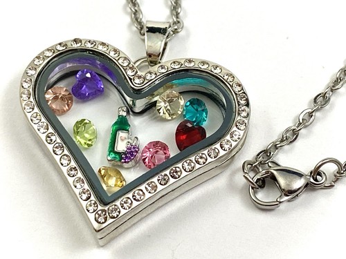 Wine lover gift glass locket - wine,