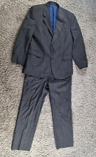 DAKS Suit Mens Extra Large Grey 2 Piece Blazer Trousers