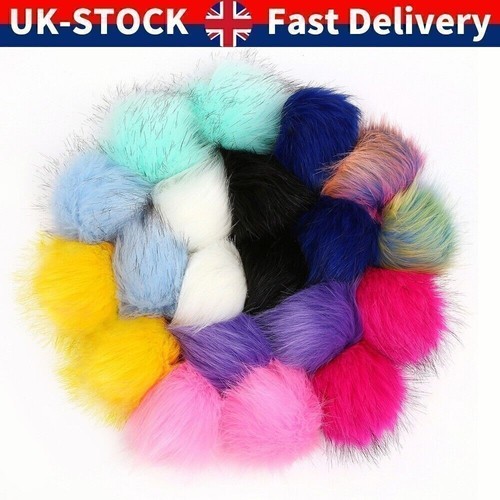 20pcs faux fur pom - fur,