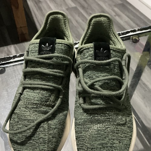 Adidas men green low top - green,