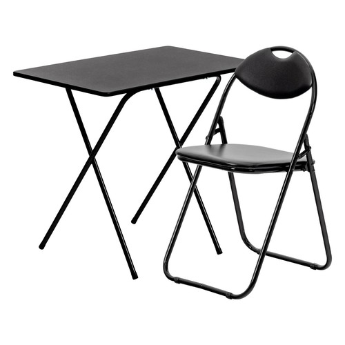 Wooden folding desk chair - &,