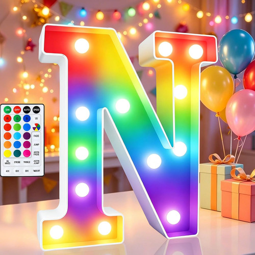 Light colorful led marquee - up,
