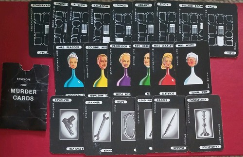 Vintage cluedo board game - board,