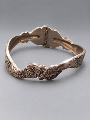 Silver snake antique - antique, bracelet