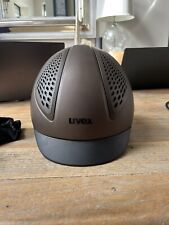 Brand New UVEX EXXENTIAL II RIDING HELMET/HAT M-L 57-59cm Lightweight Mocca