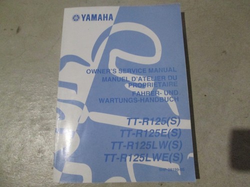 Yamaha 2004 r125s owner - 2004, owner's