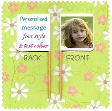 20 PHOTO CAKE TOPPERS PERSONALISED bespoke cupcake food flags birthday party fun